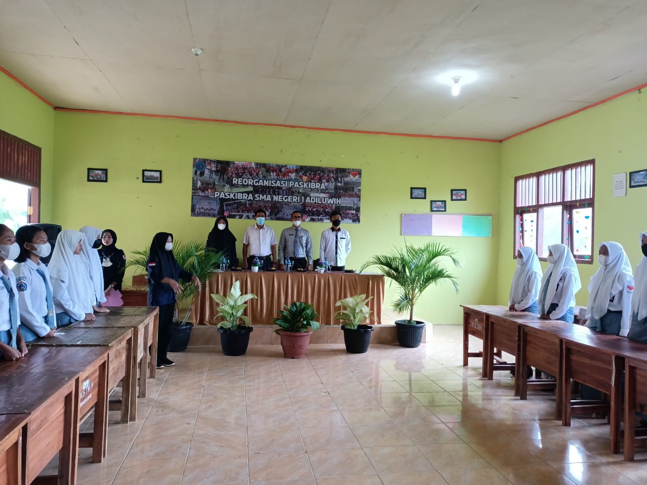 Reorganisasi Paskibra SMA N 1 ADILUWIH